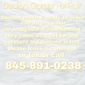 Custom handmade decorative fruit